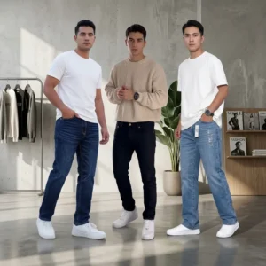 Cross Denim Deep ,Light & Black 3pc Combo