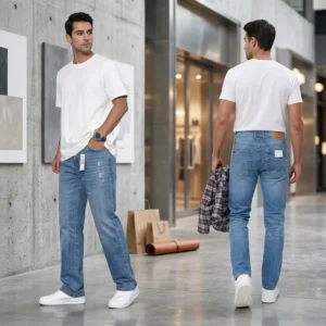 Cross Denim Light Indigo Blue